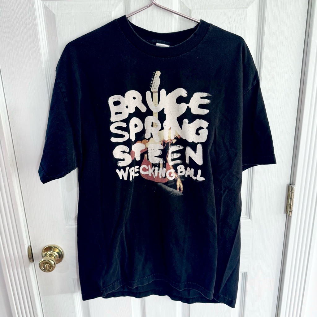 Vintage Bruce Springsteen E Street Black Graphic T-Shirt Xl